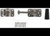 FLAT T-STYLE HOOK AND KEEPER, STRAIGHT DOOR HOLDER, STAINLESS STEEL T-STYLE, 4"