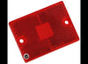 REPLACEMENT RED LENS FOR PETERSON STYLE MARKER LIGHT, OLD STYLE, 2-3/4"X2"