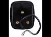 SQUARE TRAILER COMBINATION TAIL LIGHT, 5 FUNCTION, DS DRIVERSIDE 6-3/4" X 6-1/4", INCANDESCENT