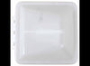VENT COVER FOR VENTLINE VENTADOME TRAILER ROOF VENT - WHITE, WEDGE SHAPE, POLYPROPYLENE