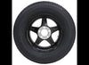 LEGEND 205/75R15 SPARE TIRE ON GLOSS BLACK ALUMINUM WHEEL, 5 LUG 5X4.5 , LRD