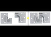 TRIMAX TRAILER DOOR HASP FOR PUCK LOCK, BOLT ON, 8-1/2" X 4-1/2" X 1-5/8"