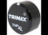 TRIMAX PUCK LOCK FOR TRAILER DOOR HASPS, 3/8" SHACKLE, ALUMINUM, BLACK