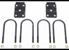 U-BOLT KIT FOR 5.2K - 7K, 3" ROUND AXLE , WITH U-BOLTS, TIE PLATES AND NUTS, FOR 1 AXLE, 7" L