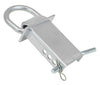 D-RING FORGED STAKE POCKET D-RING, ZINC COATED, FOR 2"X4" STAKE POCKET, 5,400lbs WLL, DROP IN D-RING