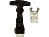 ALUMA / BUYERS PRODUCTS EASY GRIP RUBBER HOOD CATCH, 4" EASY GRIP WITH BRACKET