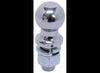 TOWSMART 1-7/8" HITCH BALL, 1" DIAMETER X 2"" LONG SHANK - CHROME - 2,000LBS