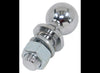 2" HITCH BALL - 1" DIAMETER X 2 1/8" LONG SHANK CHROME 7,500LBS