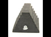 SOLID RUBBER WHEEL CHOCK WITH EYEBOLT, 10"X8"X6" W/ 3/4" EYE BOLT