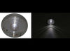 4-1/4" ROUND LED CLEAR / WHITE TRAILER LIGHT, 1 DIODE, CLEAR LENS
