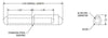 WELD ON HINGE, 3-15/16" X 3/8" PIN DIAMETER, STAINLESS STEEL BUSHING, ALUMINUM HINGE