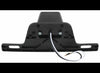 LED TRAILER LICENSE PLATE LIGHT WITH BRACKET - 5 DIODE, BLACK ABS, CLEAR LENS, 8-5/8"X3-1/4"
