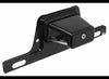 LED TRAILER LICENSE PLATE LIGHT WITH BRACKET - 5 DIODE, BLACK, STEEL, CLEAR LENS, 8-5/8"X3-1/4"