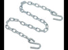 48" LONG DOUBLE SAFETY CHAIN WITH 1/4" LINKS, 7/16" S-HOOK, 5,000lbs CAPACITY