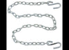 48" LONG DOUBLE SAFETY CHAIN WITH 3/16" LINKS, 3/8" S-HOOK, 3,000lbs CAPACITY