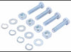 WINCH MOUNTING HARDWARE, 10MM X 40MM, GRADE 5, SET OF 4 BOLTS, WASHERS, SPLIT WASHERS, SQUARE NUTS