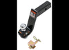 CURT ROCKERBALL ANTI-RATTLE 2" BALL MOUNT KIT, 5" DROP, 4" RISE, 9-1/4" LENGTH, 7.5K CAPACITY