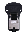 CAM BAR / SLAM HASP LATCH, LOCKING, MATTE BLACK WITH AE SERIES KEY- LEGEND STYLE