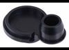 BAUER CYLINDER LOCK PROTECTION CAP, BLACK RUBBER - LEGEND REAR HASP LOCK COVER