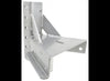 A-FRAME BOLT ON ADJUSTABLE TRAILER COUPLER, C-CHANNEL, 6 HOLE, SILVER, VERTICAL C CHANNEL - 14K CAP