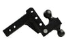 BULLETPROOF HITCHES 2-BALL MOUNT FOR 2" HITCH, 2" & 2-5/16" BALL, 4" DROP, 2" RISE, BLACK, - 10K