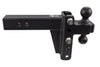 BULLETPROOF HITCHES 2-BALL MOUNT FOR 2-1/2" HITCH, 4" DROP, 4" RISE - 22K