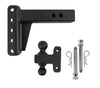 BULLETPROOF HITCHES 2-BALL MOUNT FOR 2-1/2" HITCH, 4" DROP, 4" RISE - 22K