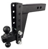 BULLETPROOF HITCHES 2-BALL MOUNT FOR 2-1/2" HITCH, 8" DROP, 8" RISE - 22K