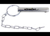 REPLACEMENT PULL PIN AND CHAIN FOR PIPE MOUNT SWIVEL JACKS, 5/8" PIN DIAMETER,