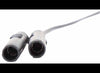 LED LICENSE PLATE LIGHT, SUBMERSIBLE, 3 DIODE, BLACK HOUSING, CLEAR LENS, 2 WIRE, 2-3/4"L X 1-7/8"W