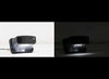 LED LICENSE PLATE LIGHT, SUBMERSIBLE, 3 DIODE, BLACK HOUSING, CLEAR LENS, 2 WIRE, 2-3/4"L X 1-7/8"W