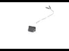 LED LICENSE PLATE LIGHT, SUBMERSIBLE, 3 DIODE, BLACK HOUSING, CLEAR LENS, 2 WIRE, 2-3/4"L X 1-7/8"W