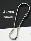BREAKAWAY CABLE SNAP CLIP, CLASP, SPRING HOOK - STAINLESS STEEL, 2" L