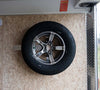 LEGEND ALUMINUM ENCLOSED WALL MOUNT SPARE TIRE CARRIER / MOUNT, 5 LUG, 5X4.5