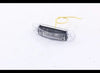 3-11/16" X 13/16" LED RECTANGLE MARKER LIGHT OR CLEARANCE , CLEAR LENS, AMBER, 2 DIODES