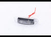 3-11/16" X 13/16" LED RECTANGLE MARKER LIGHT OR CLEARANCE , CLEAR LENS, RED, 2 DIODES