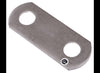 SHACKLE STRAP 2" ON CENTER, OVERALL DIMENSIONS, 3-1/4"L X 1-1/4", 9/16" HOLES