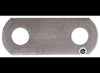SHACKLE STRAP 2" ON CENTER, OVERALL DIMENSIONS, 3-1/4"L X 1-1/4", 9/16" HOLES