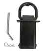 D-RING FORGED DROP IN STAKE POCKET D-RING, FOR 2"X4" STAKE POCKET, 5,400lbs WLL, 5/8" D-RING