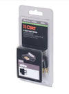 CURT 4-WAY / 4-PIN FLAT SOCKET CIRCUIT TESTER, LED FOR VEHICLE END, RETAIL PACKAGED