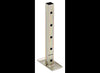 DROP LEG INSERT WITH PIN, RAM SQUARE 1-3/4" X 1-3/4" DIAMETER TUBING, ZINC COATED