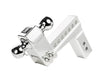 BULLETPROOF HITCHES 2.5" ALUMINUM MEDIUM DUTY 6" DROP/RISE HITCH - STAINLESS STEEL BALL