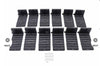 CALIBER EDGEGUARDS FOR ENCLOSED TRAILERS 4-1/4" TALL, 12 PACK - FOR SNOWMOBILE TRAILERS - RETAIL BOX