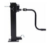 RAM 2-SPEED SQUARE DIRECT WELD ON JACK, SPRING RETURN DROP LEG, 25-7/8" LIFT 10K LIFT, 12K SUPPORT