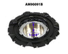 REPLACEMENT CENTER CAP FOR AMERICANA TRAILER WHEELS - BLACK - 15" WHEELS