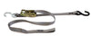 KINEDYNE CINCHTITE 2 RATCHET STRAPS, 1"X5' S HOOK TIE DOWNS, 835lbs WLL - 2 PER BOX