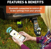 CURT ECHO WIRELESS BRAKE CONTROLLER, 7-WAY PLUG IN, BLUETOOTH CONNECTION, UP TO 2 AXLES PROPORTIONAL