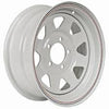 LOADSTAR 5.30X12 , 5.30-12 - WHEEL AND TIRE - SILVER SPOKE, LRC 5 LUG, 5X4.5, 5 ON 4.5