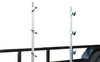 GRIDIRON THREE TRIMMER RACK - TRIMMERS, POLE SAWS, ETC, FOR OPEN OR ENCLOSED TRAILERS