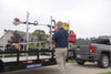 GRIDIRON THREE TRIMMER RACK - TRIMMERS, POLE SAWS, ETC, FOR OPEN OR ENCLOSED TRAILERS